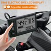 Electric Bike LCD Display Meter, 24V 36V 48V E Bike