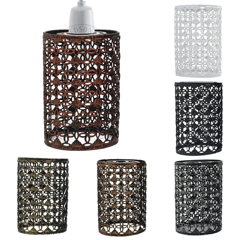 LEDSone Industrial Style Metal Cage Easy Fit Wire cage Lampshade