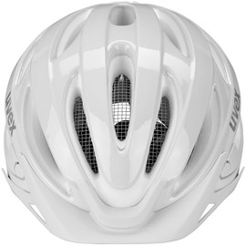 uvex true - Lightweight All-Round Helmet for Women - Individual Size Adjustment - Expandable with LED Light - White-Silver - 52-55 cm