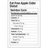 Fat Free Apple Cider Donut
