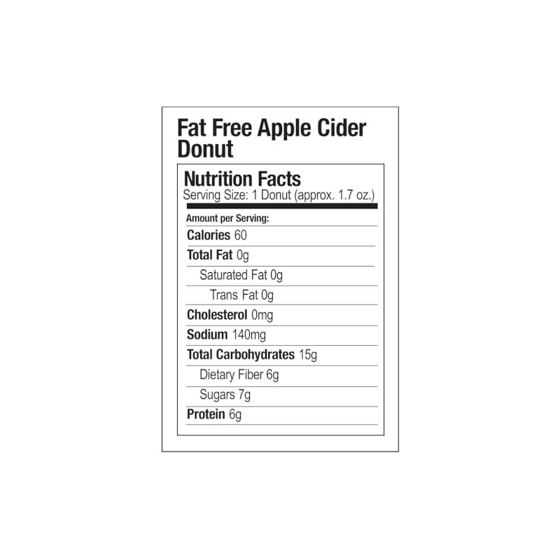 Fat Free Apple Cider Donut
