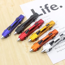 6 Pieces Sports Car Ballpoint Pens, Funny Pens for Kids, Cute Pens, Cool Kids Pens, School Supplies, Racing Car Pens, Gifts for Kids (Blue Ink)