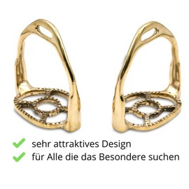 AMKA Baroque Spanish - Portuguese Stirrups Brass 015/036