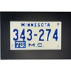 Creative Picture Frames Motorcycle License Plate Frames, 7"x 4" Plate