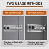 MEINUOKA Slide Bolt Latch for Gate, 4.8" Combination Sliding Lock