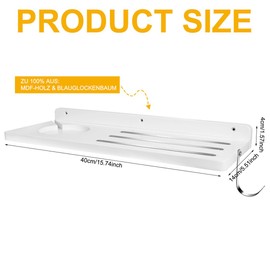 LAOJU Tonie Shelf Storage Shelf for Toniebox and Tonie Figures Wall Mounted Magnetic Wooden Shelves for Tonie Figures