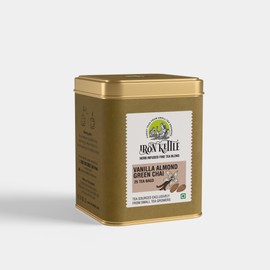 Iron Kettle Vanilla Almond Green Tea | High Grown Green Tea bag blend of Almond, natural Vanilla & Almond extract | Sourced exclusively from small tea growers with high fine leaf count | 25 Tea bags