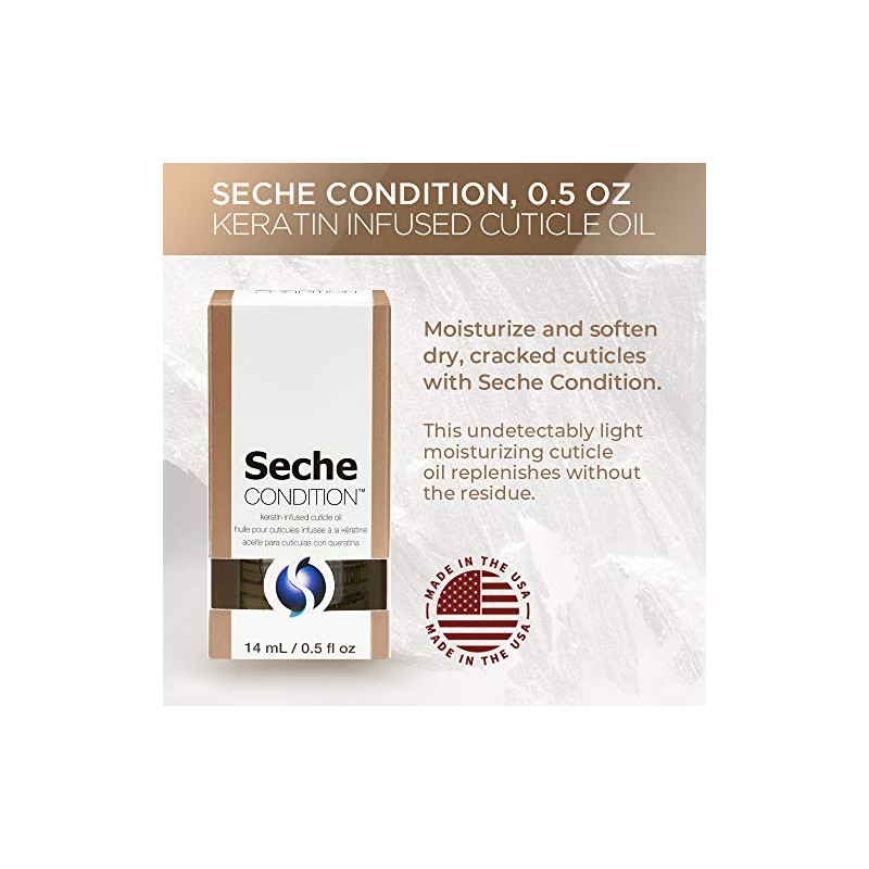 Seche Condition Keratin Infused Cuticle Oil 0.5 fl oz#