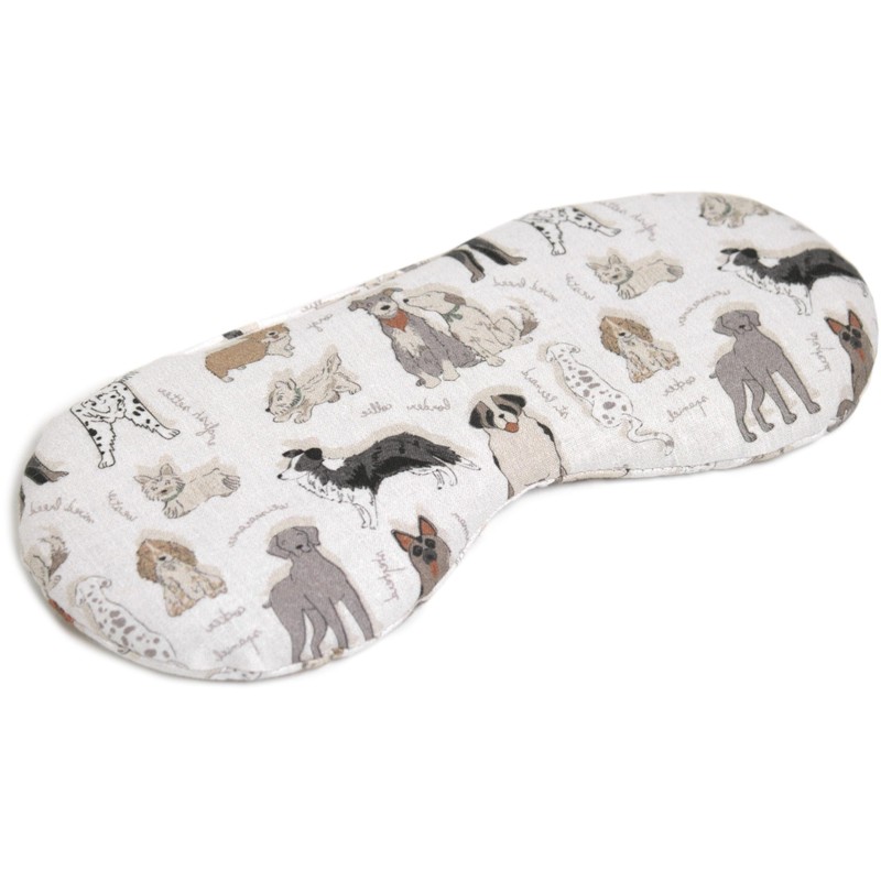 Bio-Bio Eye Pillow Eyebright & Linseed "Love Dogs" for Relaxation,