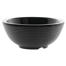 Table Craft [Commercial] melamine Ribbed Glitter Blue Black ram2rbk 2 oz.