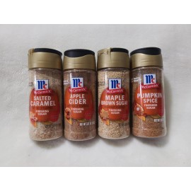 McCormick Fall Finishing Sugars Lot of 4