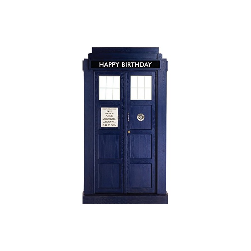 Doctor Who "Tardis" Birthday Card