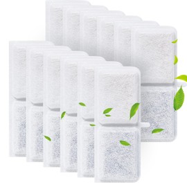 MyfatBOSS 12 Stück Katzenbrunnen Filter, Trinkbrunnen Filter für 3,2L Batteriebetriebenen Katzenbrunnen mit Bewegungsmelder, Ersatzfilter Wasserbrunnen für Katzen