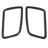 2pcs Carbon Fiber Dashboard Air Vent Cover Trim Paste Installation