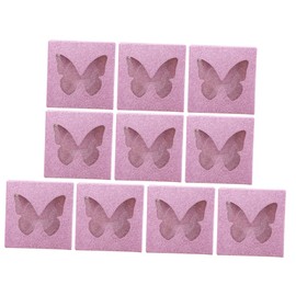 BIUDECO 10sets False Eyelash Packaging Box with Transparent Lid Lightweight Eyelash Organizer for and Protection for Daily Use and Travel