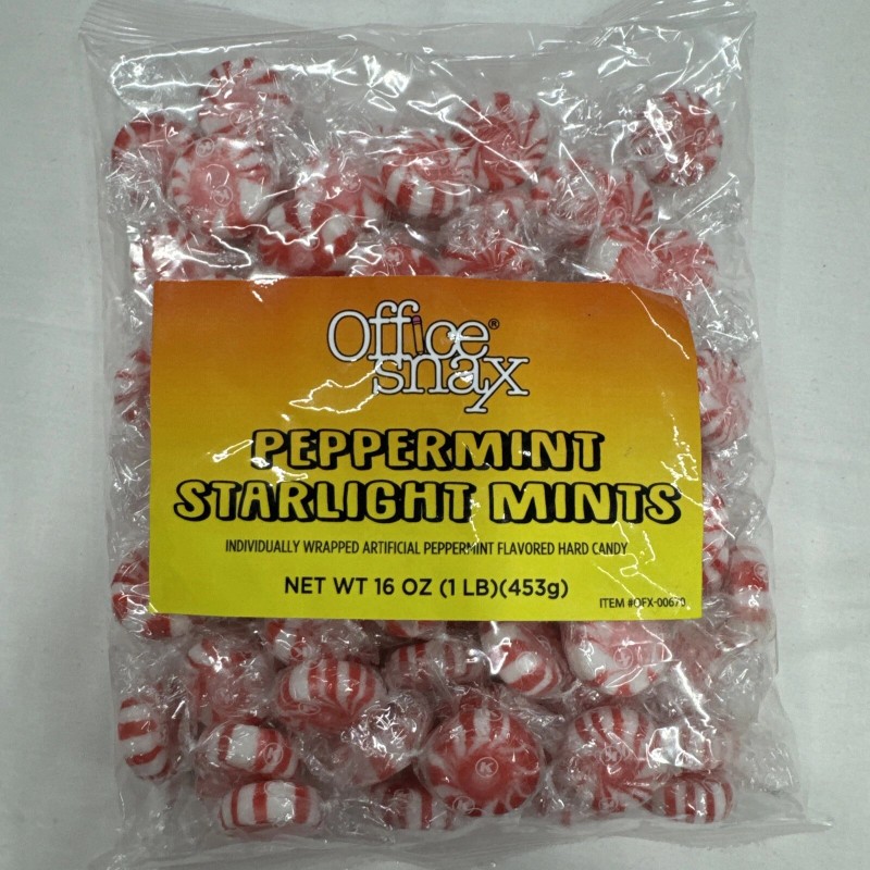 Office Snax Starlight Peppermints Hard Candy (ofx-00670) (ofx00670)