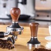 Coffee Tamper Stainless Steel Flat Bottom Coffee Hand Tamping Tool