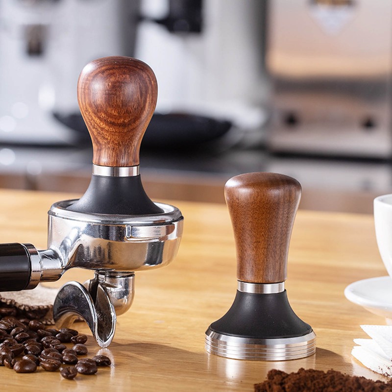 Coffee Tamper Stainless Steel Flat Bottom Coffee Hand Tamping Tool