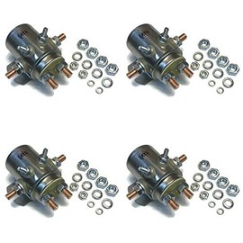 4 Pack Switch Relay 12V Solenoid Continuous Duty for Autocrane Auto Crane Boom Hoist
