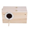Sheens Bird Breeding Box, Natural Wood Small Bird Nest for