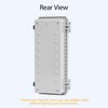 LeMotech Electrical Box, IP67 Waterproof Hinged Clear Cover Stainless Steel