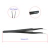 Aopin 4pcs ESD-15 Anti-Static Precision Tweezers, Anti-Static Multi-Function, Suitable for