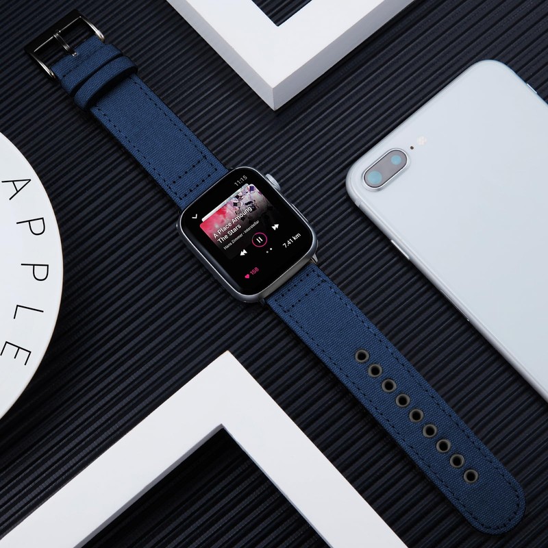 [BINLUN] Compatible iWatch Band, 49mm, 45mm, 44mm, 42mm, Men's, Women's,