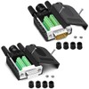 PENGLIN Solderless VGA Quick Connector 16mm Thinner 3+9 DB15 3Row