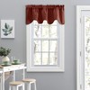 Ellis Curtain Lisa Solid 58" x 15" Lined Scallop Valance,