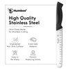 Humbee Chef Carving Knife 8-Inch with Granton Edge for Turkey