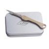 ILEAF Brass Daily Mini Pocket Folding Utility Knife with 10