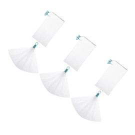 Mikinona 6Pcs net exfoliating bath foaming soap saver bag bar soap Handmade Soap Mesh Bag soap exfoliating mesh soap drawstring soap pouch Body abs cleasing milk white