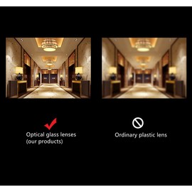 Zerodis Door Viewer with Privacy Screen Door Viewer Security Peek Peephole Optical Glass 220 Degree Wide Angle (Bronze)