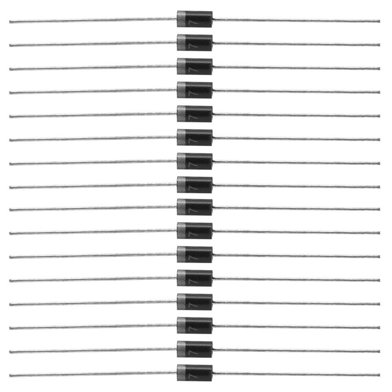 1N4007 Diode Rectifier 100 Pieces, 1A 1000V Blocking Diode Electronic
