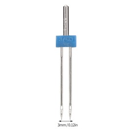 3PCS Twin Needles Stainless Steel Sewing Machine Double Needle Set for Household Sewing Machines(3MM)