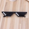 XUZHUWANG Cool 3-Bit MLG Pixel Sunglasses Deal With It Glasses