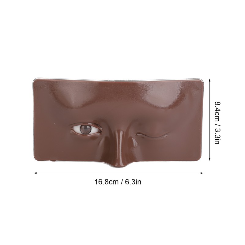 Eye Makeup Practice Board Open Close Eyes Reusable Silicone Mannequin