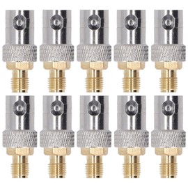 10Pcs RF Coaxial Cable Adapter SMA Female to BNC Female Coax Line Connector Set Kit