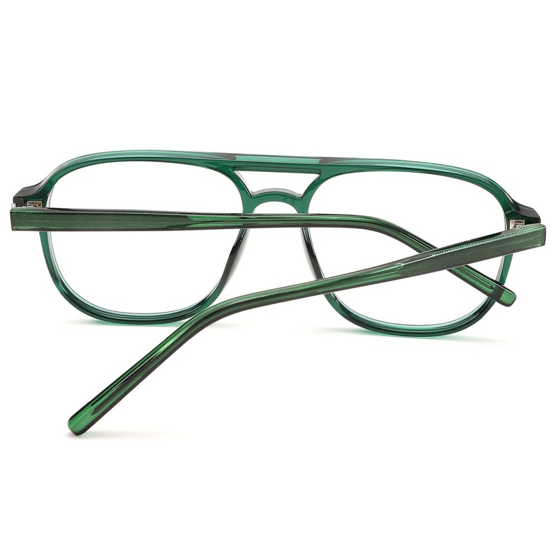 Pro Acme Blue Light Blocking Glasses-Oversized Square Aviator 70s Frame