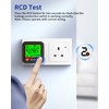 Socket Tester RCD Plug Outlet Tester UK, Electrical Receptacle Detector