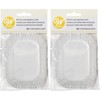 Petite Loaf Cups-White 50/Pkg 1.25"X3.25"