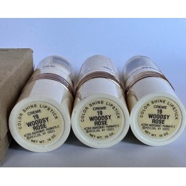 Revlon LOT of 3 - Color Shine Lipstick Creme-  19 C Woodsy Rose Original Formula