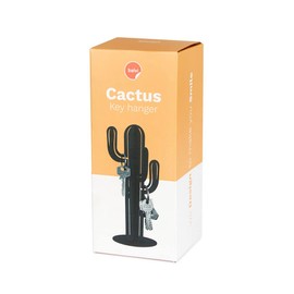 balvi Key Holder Cactus Metal Black in the Shape of a Cactus