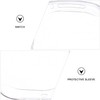 OSALADI 10piezas Protector De Reloj Transparente TPU para Funda Ligera