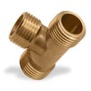 Tee Pipe Fitting T Pipe Connector Brass Tee Equal Tee