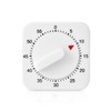 1 Piece of Square Kitchen Timer, 60-minute Mechanical Timer, Kitchen