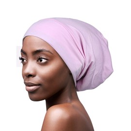 Ladies Sleeping Cap for Frizzy Hair Night Beanie Hats Public Headwear for Long Tail Hair