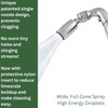 High Sierra® Solid Metal Handheld Shower Head, Lead-Free, with Built-In