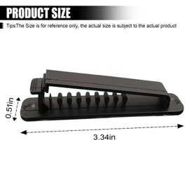 ZIMISI 3PCS Car Cable Clips, Self-Adhesive Cord Organizers, Auto Wire Management Clip, Phone Charger Wire Holder for Desk Wall, USB Cable Organizing Tool for Car Home Office (Black)