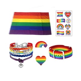 choice of all Pride Bracelets Bi Pride Bracelet for Women Gay Trans Rainbow Pride Bracelet for Men Pride Month Shirt Accessories Outfits for Women A